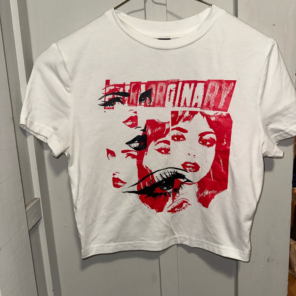 Women’s Shein White Tee Size S